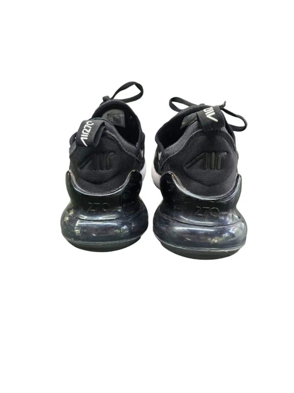 Nike Air Max 270 Black & White Sneakers Women’s Size 8.5 Lightweight Design With